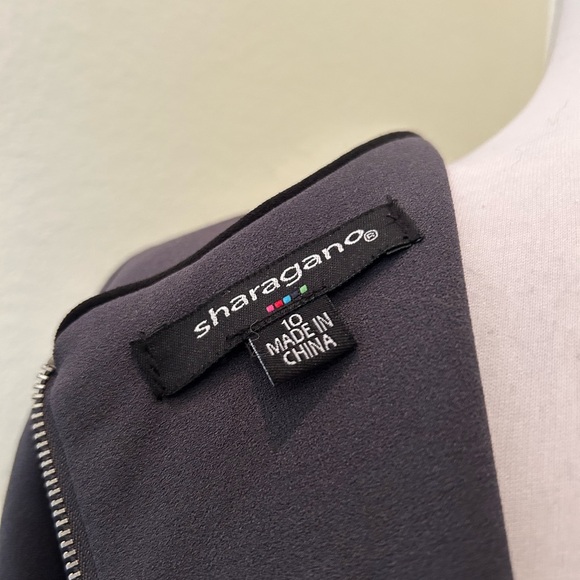 NWT Sharagano dark gray color knit dresss with bell sleeves - Picture 4 of 4